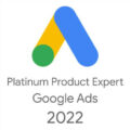 Google Ads Platinum Product Expert Badge 2022 Google Ads Platinum Product Expert Badge 2022